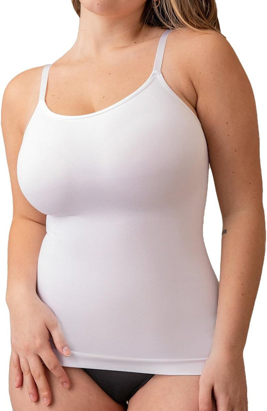 Womens Tops - Scoop Neck Cami Body Shaper for Women, Shapewear Tummy Control, Camisole Tank Tops for Women