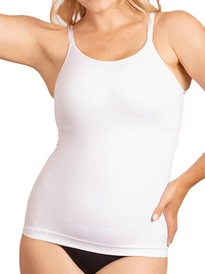 Womens Tops - Scoop Neck Cami Body Shaper for Women, Shapewear Tummy Control, Camisole Tank Tops for Women